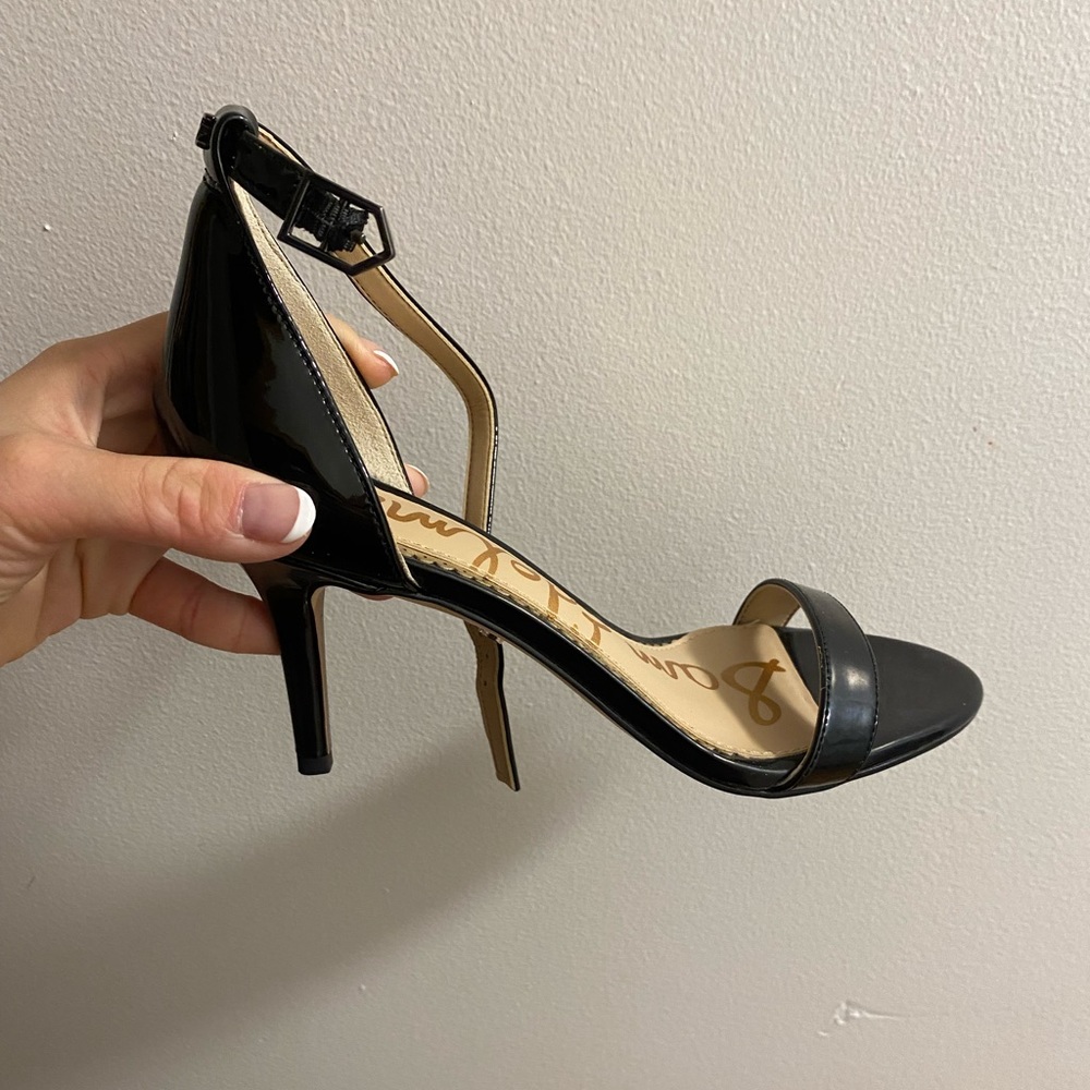 Sam Edelman patent heeded sandal